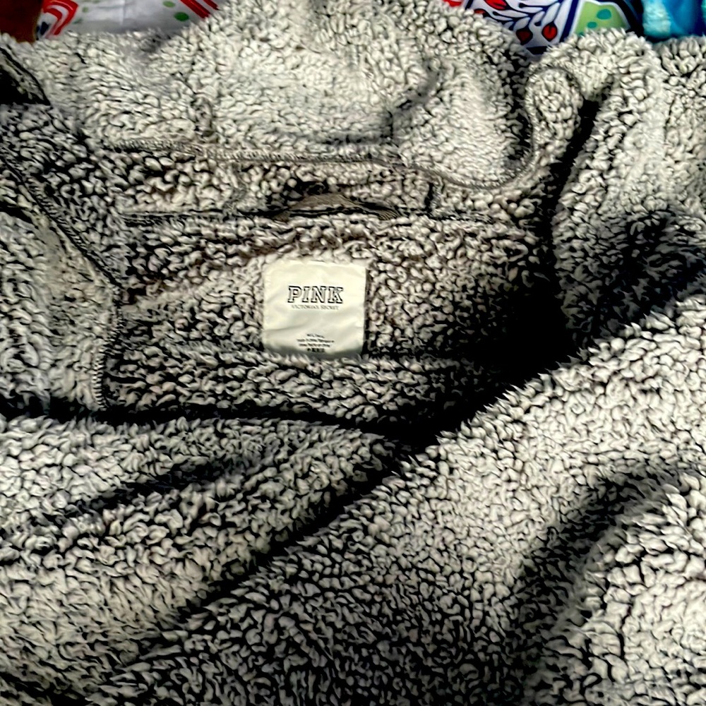 Pink Sherpa jacket!